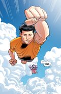 Thanks to their Viltrumite DNA, Mark Grayson (Image Comics) and his brother, Oliver have the ability to fly.