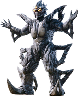 Mimos (Ultraman Gaia) can generate and manipulate the metal over his bodies in various manners.