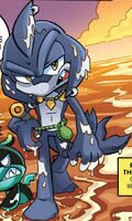 Razor the Shark (Archie's Sonic the Hedgehog), a mobian shark.