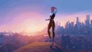 Across-the-spiderverse-spiderwoman.gif (7.77 MB) Gwen Stacy/Spider Gwen (Marvel Comics/Spider-Verse)