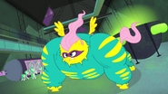 Fluttershy (My Little Pony: Friendship Is Magic) as Saddle Rager.