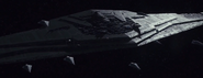 The Supremacy (Star Wars) an enormous Mega-Class Star Dreadnought and mobile capitol of the First Order.