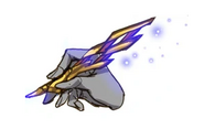 Falcon Quills (Gunvolt Chronicle: Luminous Avenger iX) Successor of The Glaives,it also empower user power with activate but not restrict useable of user power