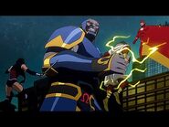 JL is attacking Darkseid - Justice League- War-2