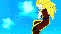 ...fires the iconic, Kamehameha Wave at Majin Buu...