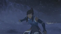 Tonraq (Avatar:Legend of Korra) using Ice in combat.