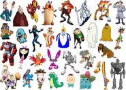 Cartoon Characters.