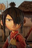 Having in herited his mother's magic, Kubo (Kubo and the Two Strings) is able to manipulate paper when playing his shamisen.