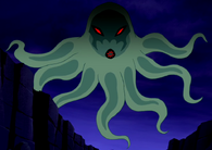 After absorbing the nigh-omnipotent Dagon, Vilgax (Ben 10: Ultimate Alien) became a godlike hybrid of Chimera Sui Generis, Lucubra, and demon.