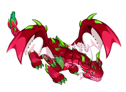 Pyrodrake: a fire/dragon-type pokémon resembling a majestic dragon engulfed  in flames. it has a serpentine body covered in fiery scales, glowing red  eyes, and large wings capable of creating scorching gusts of