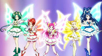 Yes! Precure 5 upgraded forms