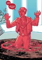 Baphomet Ketchup THe Wicked + The Divine.jpg (106 KB) Baphomet (The Wicked + The Divine) was able to communicate with the Morrigan using ketchup drawn as a pentacle.