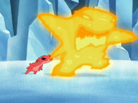 Experiment 619 "Sploudyhead (Lilo & Stitch), create a monster made of lava.