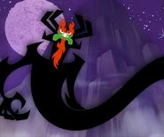 Aku (Samurai Jack) the Shapeshifting Master of Darkness.