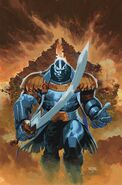 En Saba Nur/Apocalypse (Marvel Comics) is a supernaturally powerful physically being able to restrain the Hulk & being able to tank a scream from Black Bolt. Apocalypse is an extraordinary genius, and has knowledge of certain areas of biology, primarily genetic engineering and mutation, and technology that are far in advance of contemporary science and technology.