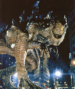 Zilla (Godzilla) is a monstrosity of unimaginable proportion.