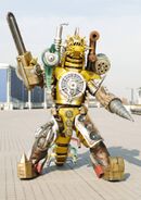 Kettei Banki (Engine Sentai Go-Onger)/Final Attack Bot (Power Rangers RPM)