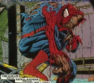 Spider-Morphosis.jpg (40 KB) Spider-Morphosis (Marvel Comics), a further mutated Spider-Man.
