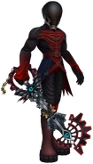 Vanitas (Kingdom Hearts series) is capable of using vast amounts of darkness magic due to his own Dark Heart.