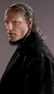 Fenrir Greyback (Harry Potter) has forsaken his humanity and embraced his lycanthropy, becoming infamous for his savagery.