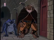 As they do not age while in stone sleep, gargates (Gargoyles) age at half the rate of humans...