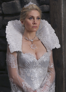 Ingrid (Once Upon a Time) has all the same powers as her niece Elsa, but with more experience and evil intentions.