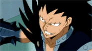 Gajeel Redfox (Fairy Tail) is known as the Iron Dragon Slayer for his ability to perform potent Iron Magic.