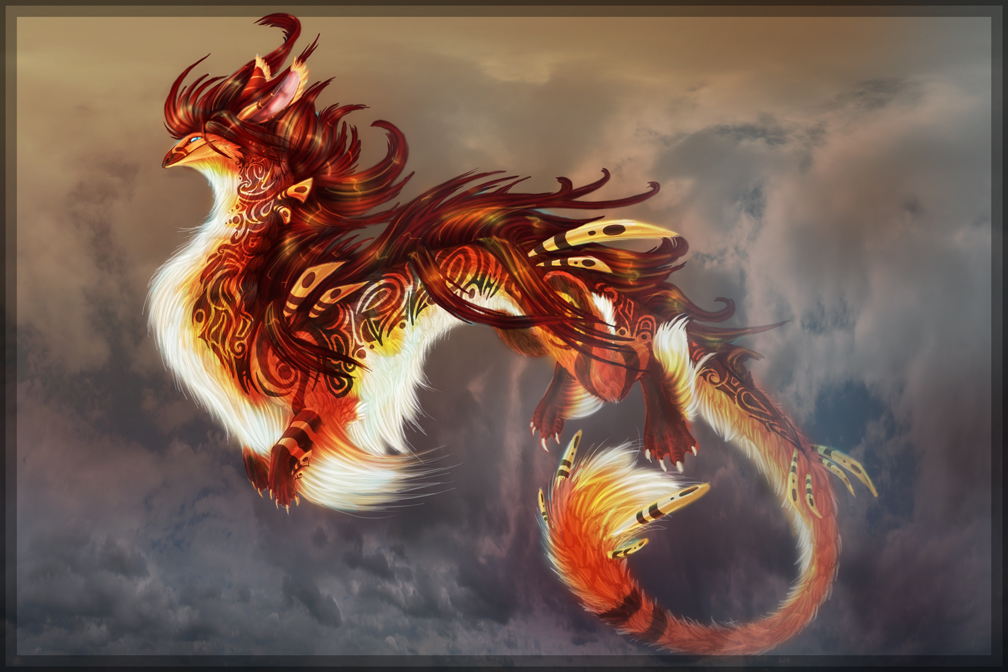 chinese phoenix and dragon