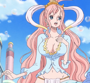 Princess Shirahoshi (One Piece) is exceptionally beautiful even among the mermaids and is said to surpass even Boa Hancock.