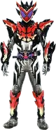 Dark Shoma/Kamen Rider Bitter Gavv (Kamen Rider Gavv) in their primary form, Sparkingummy Form.