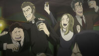 Due to drinking the Cure-All Elixir; Isaac and Miria (Baccano!) became immortals.