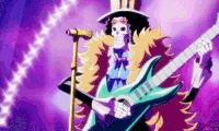 Due to the power of the Yomi Yomi no Mi, Brook (One Piece) is able to stay alive despite being nothing but a skeleton.