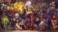 Darkstalkers (Darkstalkers) being powerful supernatural beings are very strong with some being able to lift mountain sized objects, destroy planets and even shatter dimesions apart.