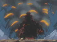 Groudon (Pokémon) clears the storm and becomes sunny via Drought ability.