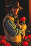 Roland Deschain (The Dark Tower) is a supreme master gunslinger, ambidexterous in shooting with both hands with almost supernatural accuracy.