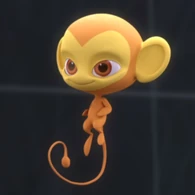 Xuppu (Miraculous: Tales of Ladybug and Cat Noir), personification of derision and kwami of the Monkey Miraculous.