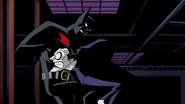 Terry McGinnis/Batman (Batman Beyond) first learned to fight on the streets, allowing him to throw off the Joker, who had gained both Batman and Robin's combat training.