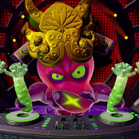 The Octobot King (Splatoon), piloted by DJ Octavio.