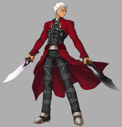 Archer (Fate/Stay Night) wielding dual blades.