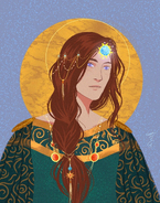 Dior (The Silmarillion/Middle-earth), the son of Beren Erchamion of the House of Bëor and the princess Lúthien Tinúviel and the first Half-elven in Middle-earth's history.