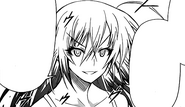 Medaka Kurokami's (Medaka Box) Forsaken God Mode is specifically meant to make her weaker than her opponent, no matter how weak her opponent may be.