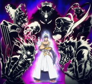 Solomon's 72 Djinn (Magi the Labyrinth of Magic) have absolute mastery over their individual types of magic, allowing them to perform tremendous feats of magic that not even Magi could perform.