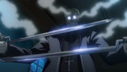 Alexander Anderson (Hellsing) has a seemingly infinite number of blessed bayonets.