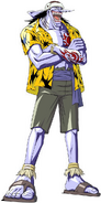 Arlong (One Piece) has webbing between his fingers