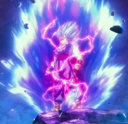 During the battle against Cell Max, Son Gohan (Dragon Ball series) was able to evolve his Potential Unleashed form into his most powerful state of being, his Beast Form.