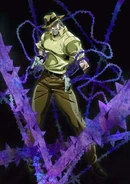 Joseph Joestar (JoJo Stardust Crusaders).jpg (71 KB) Even at age 69, Joseph Joestar (JoJo's Bizarre Adventures Part III: Stardust Crusaders) was still a capable fighter, able to hold his own against dangerous Stand Users.