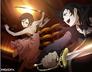 Chiropteran Queens like Saya Otonashi and Diva (Blood+) are apex predators, possessing superhuman physical attributes, enhanced regenerative abilities, and a thirst for the blood of humans and other Chiropterans alike...