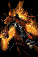 Al Simmons/Spawn (Image Comics) is host to K7-Leetha, a mystical parasite from Hell.