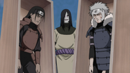 Edotensei First and Second Hokage.png (1.3 MB) Orochimaru (Naruto) uses Summoning Jutsu: Reanimation/Impure World Reincarnation to resurrects Hashirama Senju, the First Hokage, and the creator of the technique, Tobirama Senju, the Second Hokage.