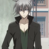 Vali Lucifer (Highschool DxD), great grandson of the Original Lucifer, despite being a Cambion is far more powerful than most Devils.